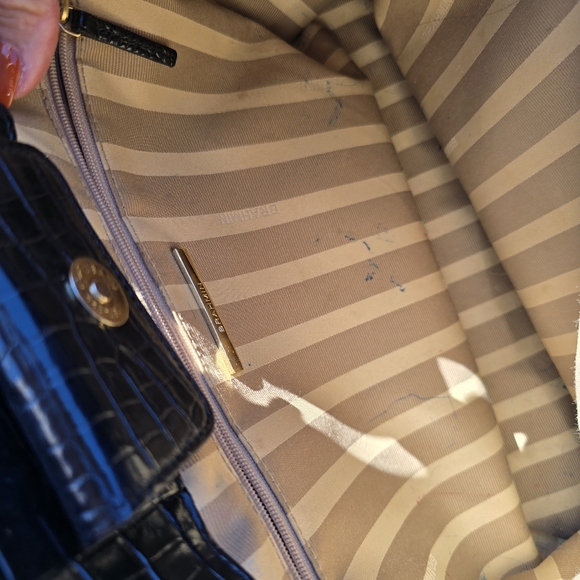 Brahmin Alice Carryall, Black Carlisle,  VGUC - Picture 8 of 12